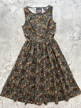 Pumpkin Foliage Midi Dress