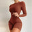 Women's Leggings New Knit Slim-fit Hip Lift Sports Yoga Jumpsuit - Lootquake