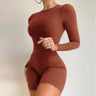 Women's Leggings New Knit Slim-fit Hip Lift Sports Yoga Jumpsuit - Lootquake