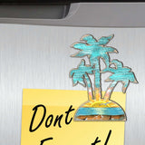 Juego de 6 imanes de madera decorativos náuticos de G. Debrekht - Decoración costera - 8090061G-S6