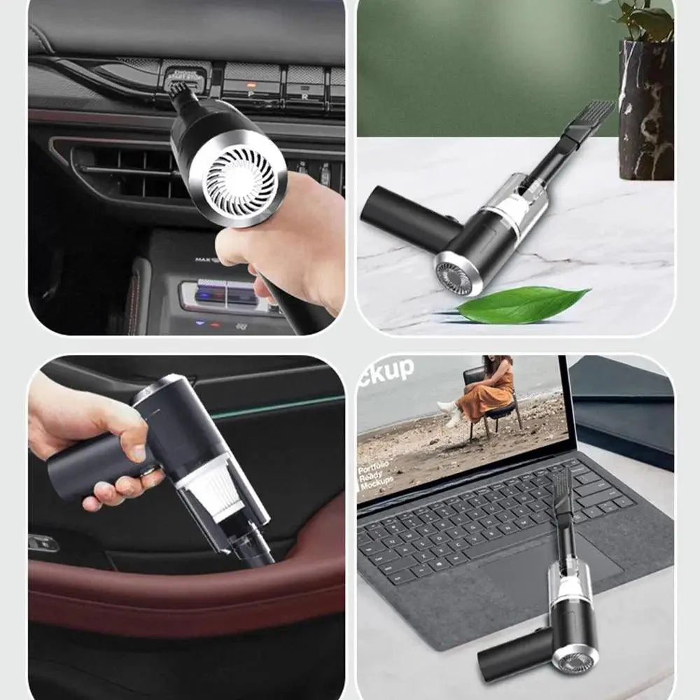 5500Pa ABS Auto Handheld Vacuum Cleaner, Car Accessories Novelties, Powerful Wireless Car Vacuum Cleaner, Car Gadgets, 1200mAh