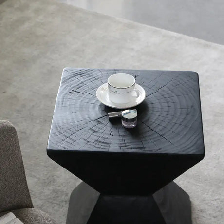 Ji Ji Feng Log Sofa And Tea Table Creative Living Room Side Table Hotel Homestay Furniture - Lootquake