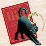 Adornos de madera de gato espeluznante para Halloween de Laura Seeley - Decoración de Halloween para Acción de Gracias - 8512054-LS