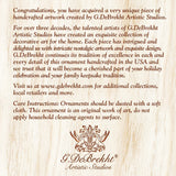 Spring Sparrows Mercury Glass Ornaments by G. Debrekht - Wildlife Holiday Decor - 776008