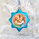 Adornos de vidrio de mercurio "Amor de Hermana" de G. Debrekht - Decoración navideña - 776010