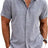 Men's Shirt Short Sleeve Casual Buckle - Lootquake