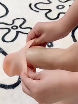 Lot de 2 chaussettes en gel de silicone pour le soin des pieds, hydratantes et anti-crevasses, pour le massage, anti-peaux mortes, soulage la douleur, sans alcool, de qualité familiale, sans alimentation électrique.