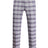 Mens Classic Suit Pants Straight Fit Modern Formal Dress Pants Separate Trousers US Size 40W x 32L Plaid Light Purple - Lootquake