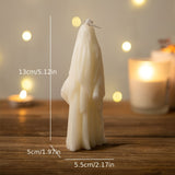 Bougie parfumée Halloween pour femme - Motif fantôme scintillant, idéale pour la décoration et les cadeaux
