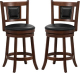 Ergonomic Swivel Bar Stools Set of Two-0