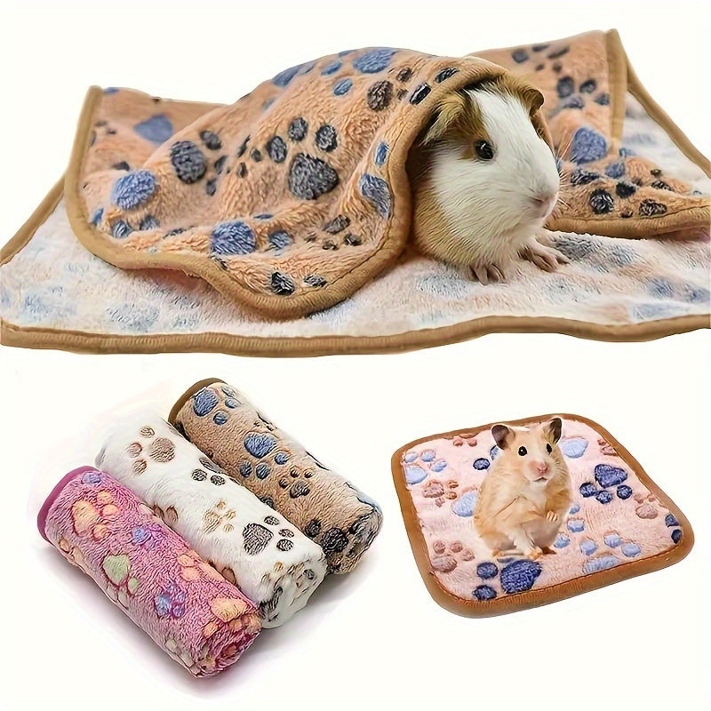 Manta grande para hámster, forro para jaula de animales pequeños, suave para dormir, manta para hámster y conejo