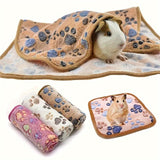 Manta grande para hámster, forro para jaula de animales pequeños, suave para dormir, manta para hámster y conejo