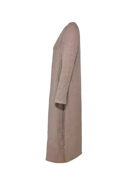 Women's V-neck Solid Color Fashionable Dress - Lootquake