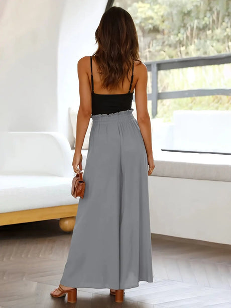 Ladies' Casual Wild Wide-leg Pants - Lootquake