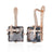 French Hollow Pattern Heart-shaped Earrings - Lootquake