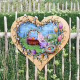 Easter Bunny Nap Easter Door Decor by Jamie Mills-Price - Easter Spring Decor - 8457706H-MP