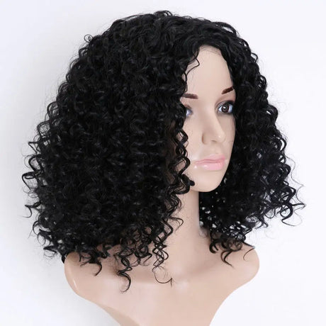 Beautiful short curly wig - Lootquake
