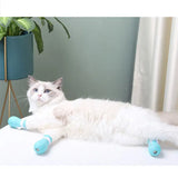 Adjustable Cat Foot Claw Cover Anti-Scratch Prickly Nail Glove Cat Boots For Cats Only, Anti-Scratch Cat Feet Claw Covers Adjustable Prickly Anti-Off Shoes Nail Glove - Lootquake