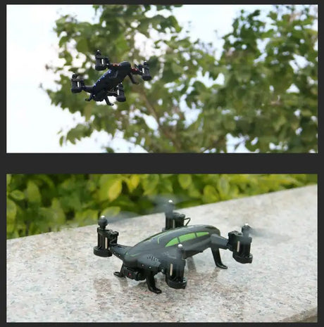 OTRC FY602 Air-Road RC Drone Car 2 in 1 Flying Car 2.4G RC Quadcopter Drone 6-Axis 4CH Helicopter With HD Camera High Speed 4WD - Lootquake