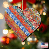 Adornos de madera con forma de corazón acolchado para San Valentín de G. DeBrekht - Decoración infantil con amor y familia - 8198736