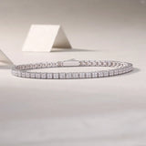 Piano Poet Luxurious Fashion Set Mosan Diamond S925 Silver Bracelet Rivaling Natural Diamonds - Lootquake