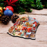 Personalized Santa's List Christmas Ornaments - Family Member Names Wooden Ornaments by G. Debrekht - Christmas Decor - 8652756P