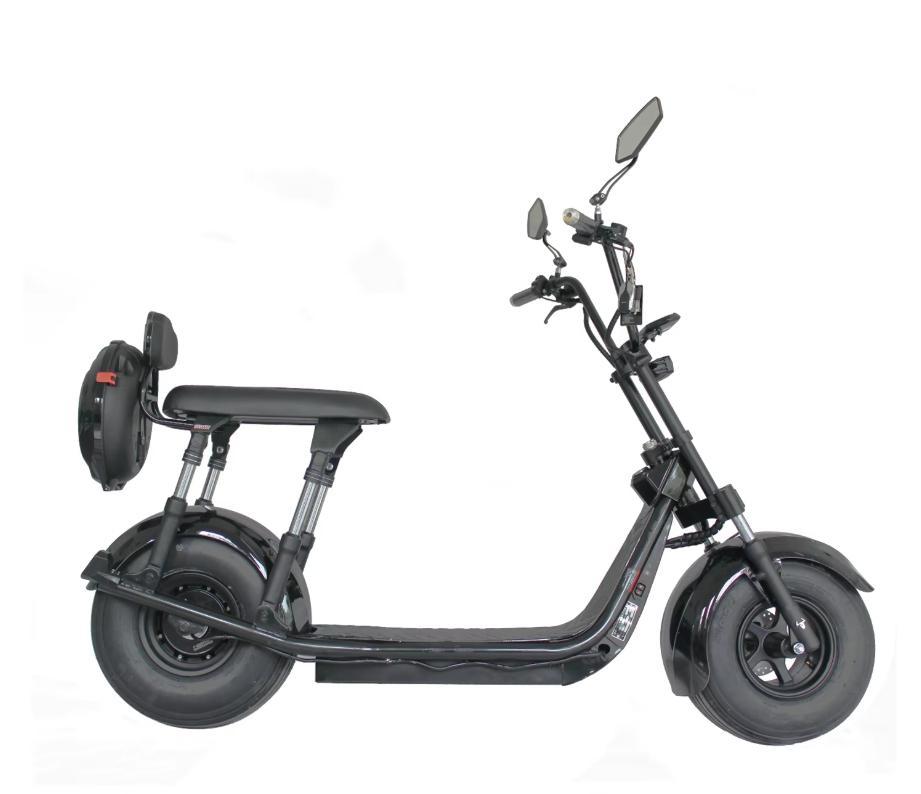 Patinete eléctrico de batería de litio de 60 V, 1500 W y 2000 W con neumáticos anchos de American Warehouse 