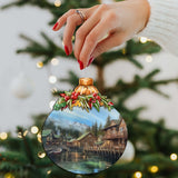 Adornos de madera de Frozen Peaks Homes de G.Debrekht - Decoración navideña con temática de vida silvestre - 870013