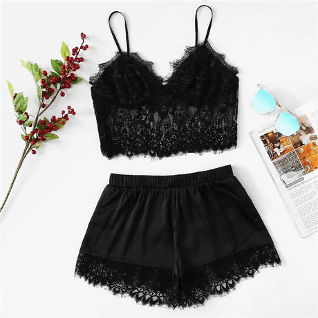 Sexy lingerie sexy women's split lace lingerie sexy suit - Lootquake