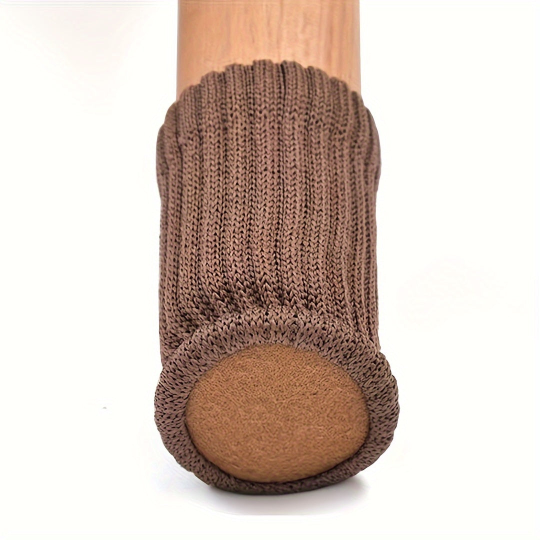 Juego de 24 protectores de lana elásticos para patas de mesa y silla, antideslizantes, para muebles, diámetro desde 0,5 cm.