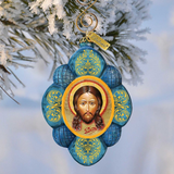 Jesus Sculpted Hand-Painted Christmas Ornament by G. DeBrekht - Nativity Holiday Decor - 610843