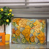 Arte mural costero de madera con diseño de pez Sonnenberg de G. DeBrekht - Decoración costera con temática marina - 95018B