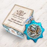 Adorno de búho de vidrio con mercurio de G. DeBrekht - Decoración navideña con vida silvestre - 771046