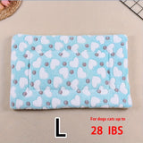 Manta rectangular para mascotas, resistente a la suciedad y para todas las estaciones - Cómoda cama con estampado de pata de perro y corazón (1 unidad)