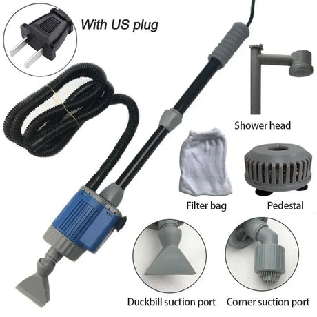 Fish Tank Gravel Cleaner - Aquarium Sand Electric Vacuum - Lootquake