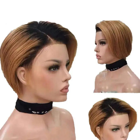 Real wig short hair - Lootquake