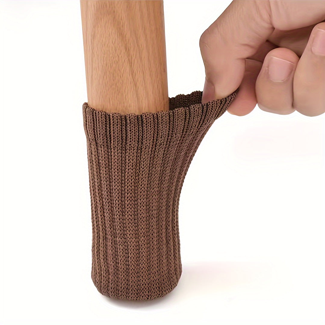 Juego de 24 protectores de lana elásticos para patas de mesa y silla, antideslizantes, para muebles, diámetro desde 0,5 cm.