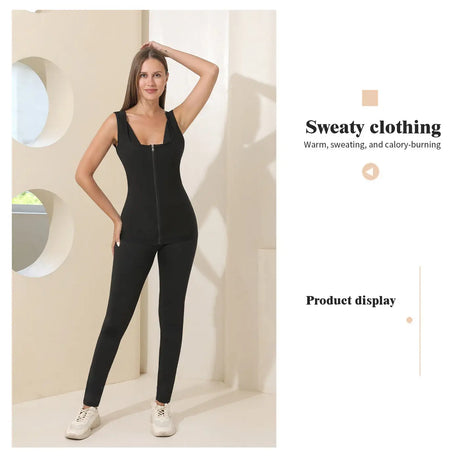 Women's Zip Vest Shapewear Storm Sweatshirt - Lootquake