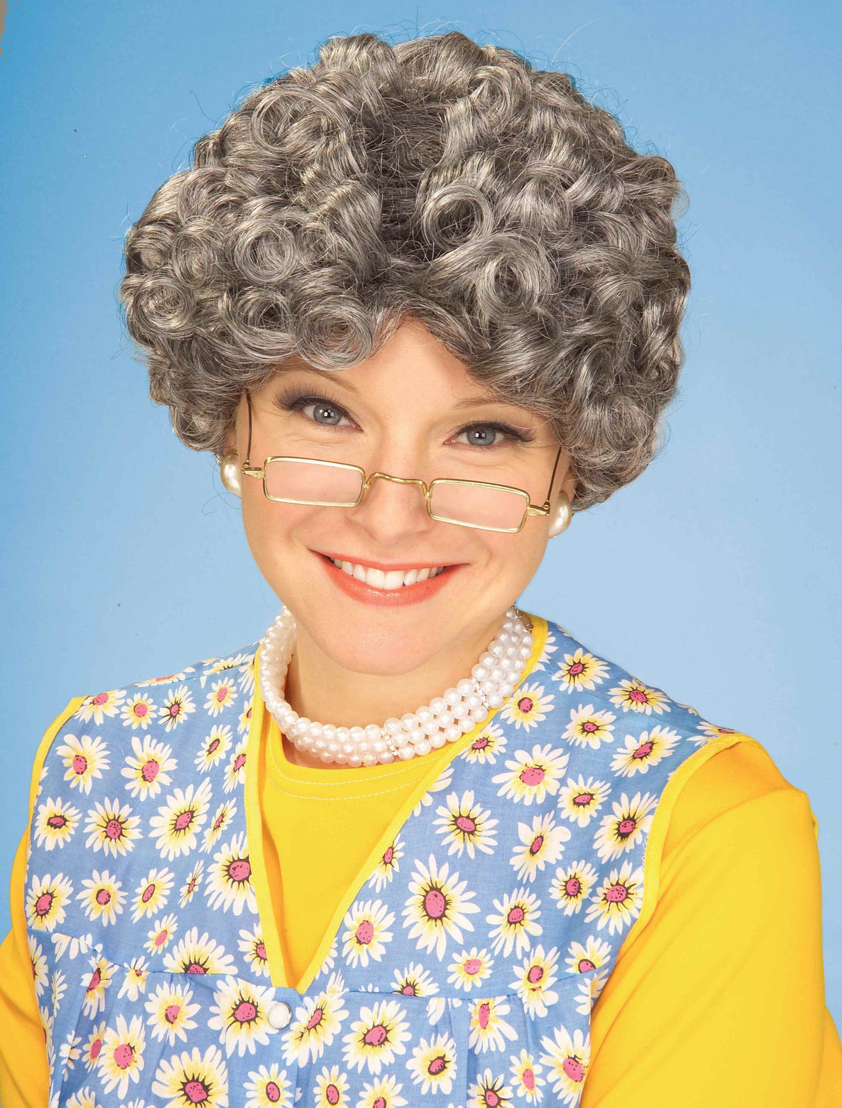 Costume Wigs Grey Afro Wig