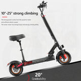 1 Ninebot M4 Adult Electric Scooter - Foldable Commuter Model with 600W Motor, 10-inch Pneumatic Tires, Dual Suspension & Braking System, Cruise Control, Seat for Pets, 31-Mile Range, Fast Charging, Black Aluminum Alloy, U.S.
