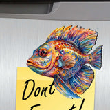 Mermaid and Friends Decorative Wooden Magnets Set of 6 by G. Debrekht - Coastal Decor - 8090064G-S6