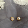 French retro pearl earrings female earrings - Lootquake