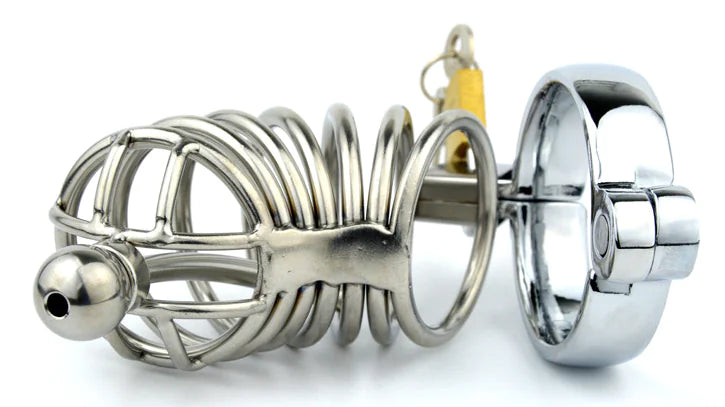 Adult Alternative Toys, Male Chastity Lock with Beads - Lootquake