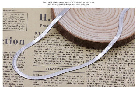Snake Chain Platinum Plated Men`s Necklaces - Lootquake