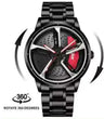 3D Spinning Mens Watches Car Rim - Lootquake