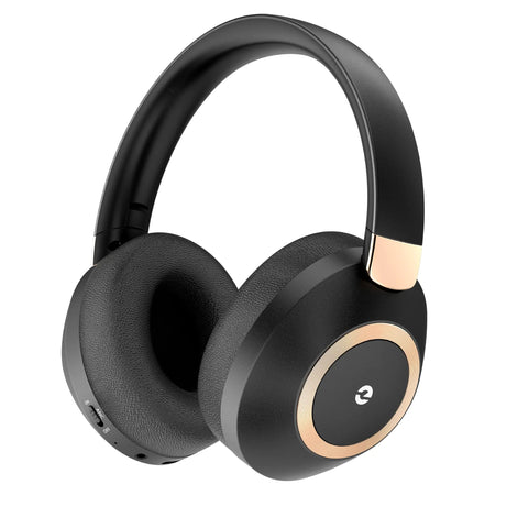 Active Noise Cancelling Headphones 100H Playtime Headphones Wireless Bluetooth Bluetooth Headphones with Microphone Over Ear Wireless Headphones with Deep BassFast Charging for TravelOfficeHome - Lootquake