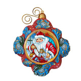 Nativity Workshop Sculpted Hand-Painted Christmas Ornament by G. DeBrekht - Nativity Holiday Decor - 6102415