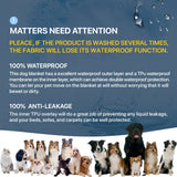 Waterproof & Non-Slip Dog Mattress Cover for Beds, Sofas, Cars | Super Soft Pet Blanket with Incontinence Protection | Machine Washable Furniture Protector Pad, Puppy Bedspread, Durable Dog Carpet