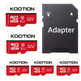 [10 cartes TF haute vitesse] KOOTION Lot de 10/5 cartes mémoire TF haute vitesse UHS-I C10 U1 64 Go 32 Go 512 Mo avec adaptateur SD | Mini carte SDXC pour smartphone, tablette, ordinateur portable, caméra embarquée, drone, console de jeu