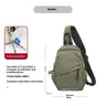 Crossbody Bag Small Shoulder Bag Men's Chest Bag - Lootquake